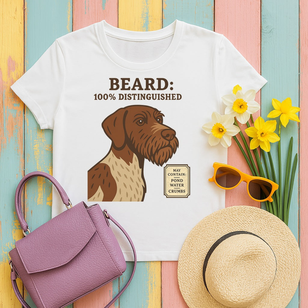 GWP Beard 100% Distinguished Tee in White