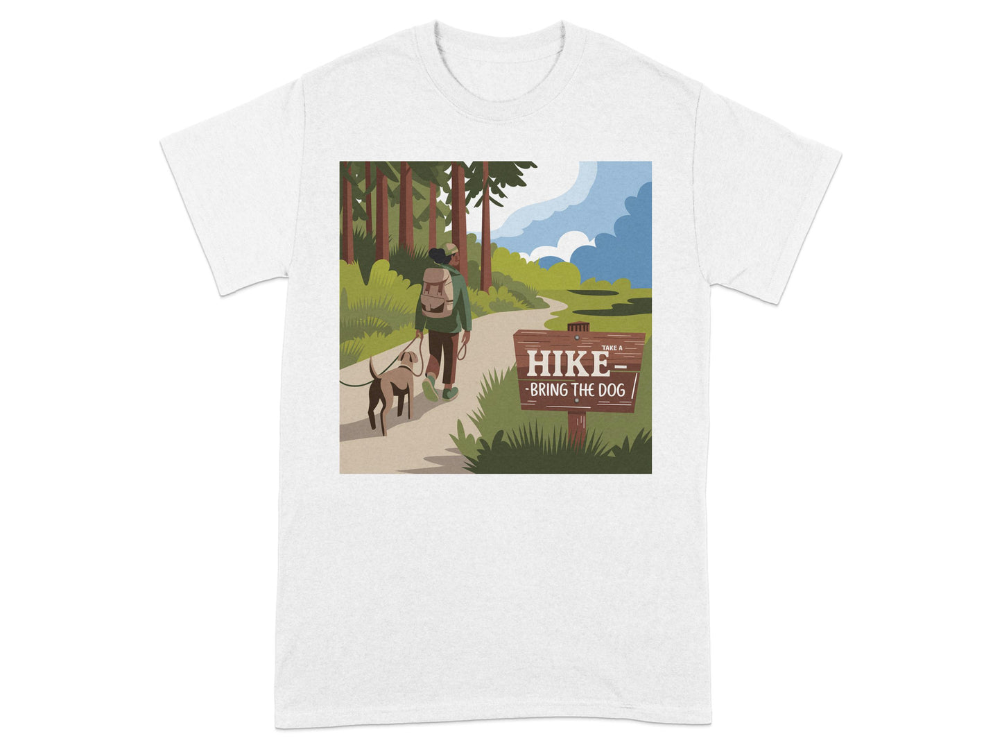 Hike Bring the Dog Graphic Print T-Shirt product type