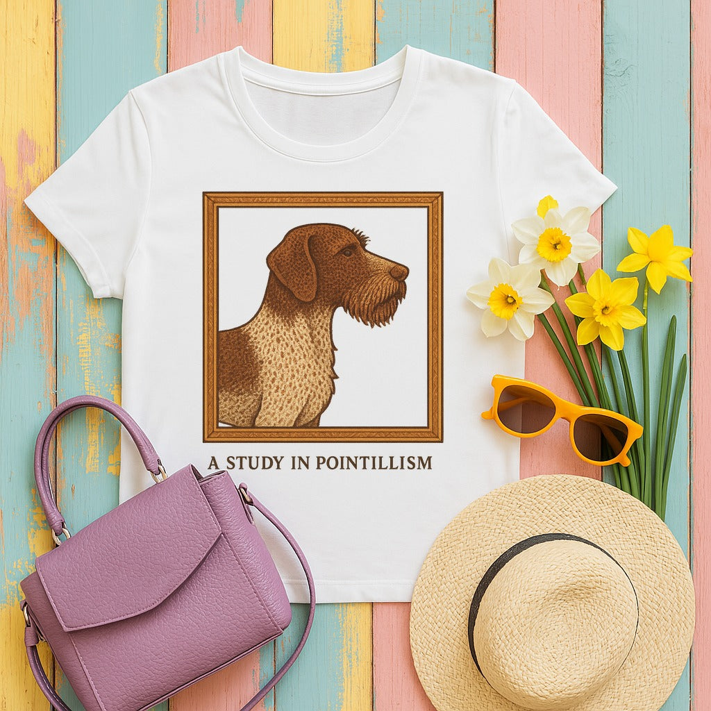 GWP A Study in Pointillism Tee in White