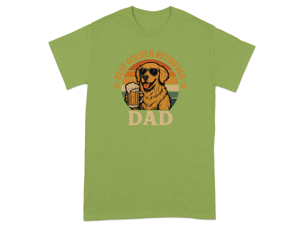 Best Golden Retriever Dad Graphic T-Shirt