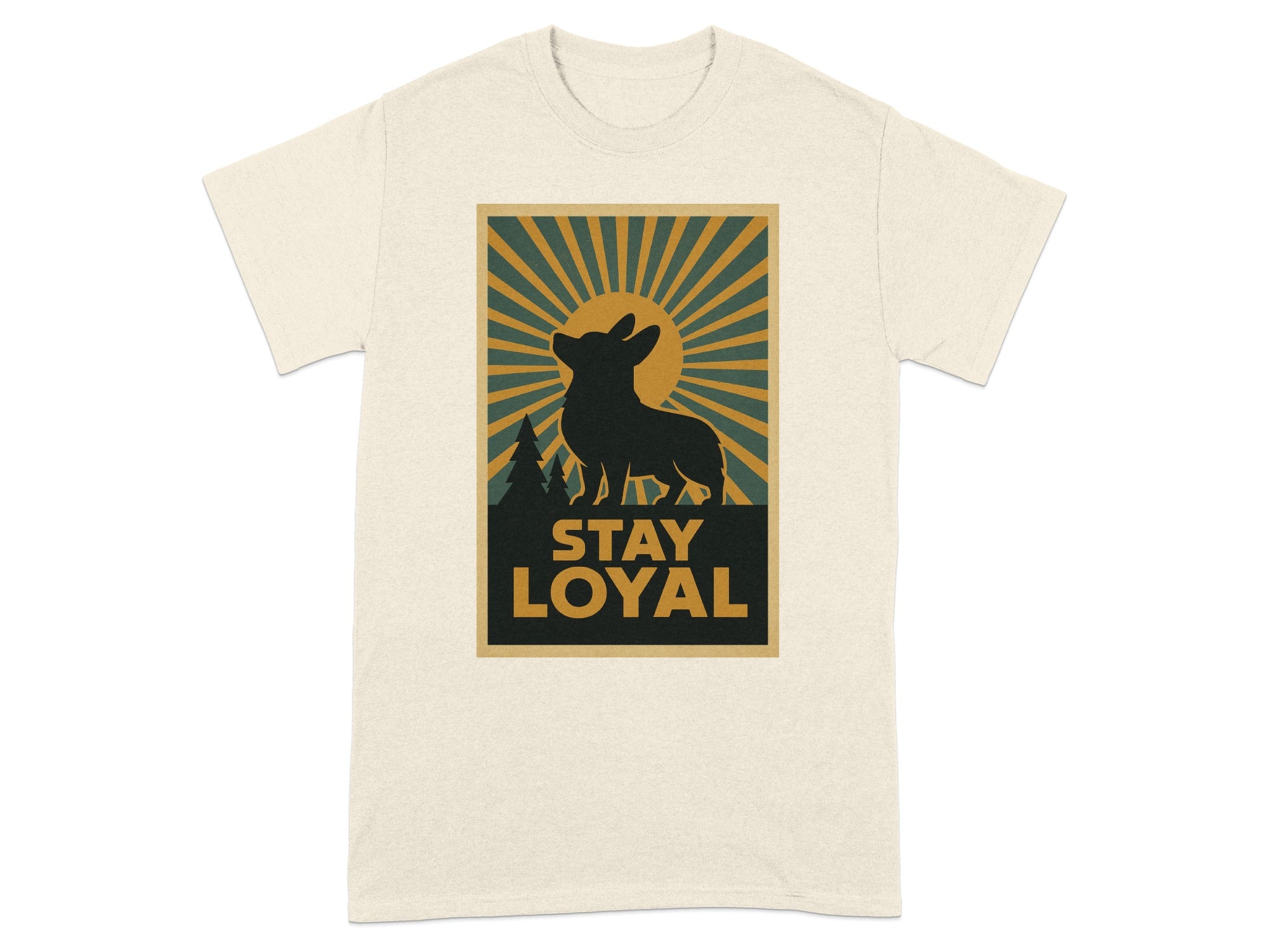 Stay Loyal Wolf Graphic T-Shirt