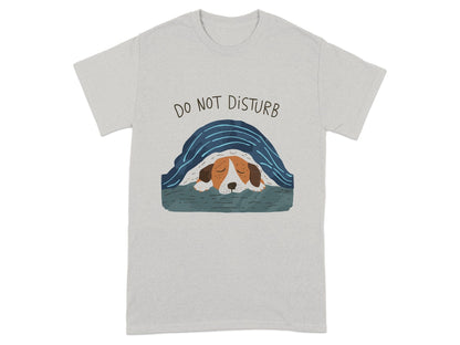Do Not Disturb Dog Design Graphic Printed T-shirt product