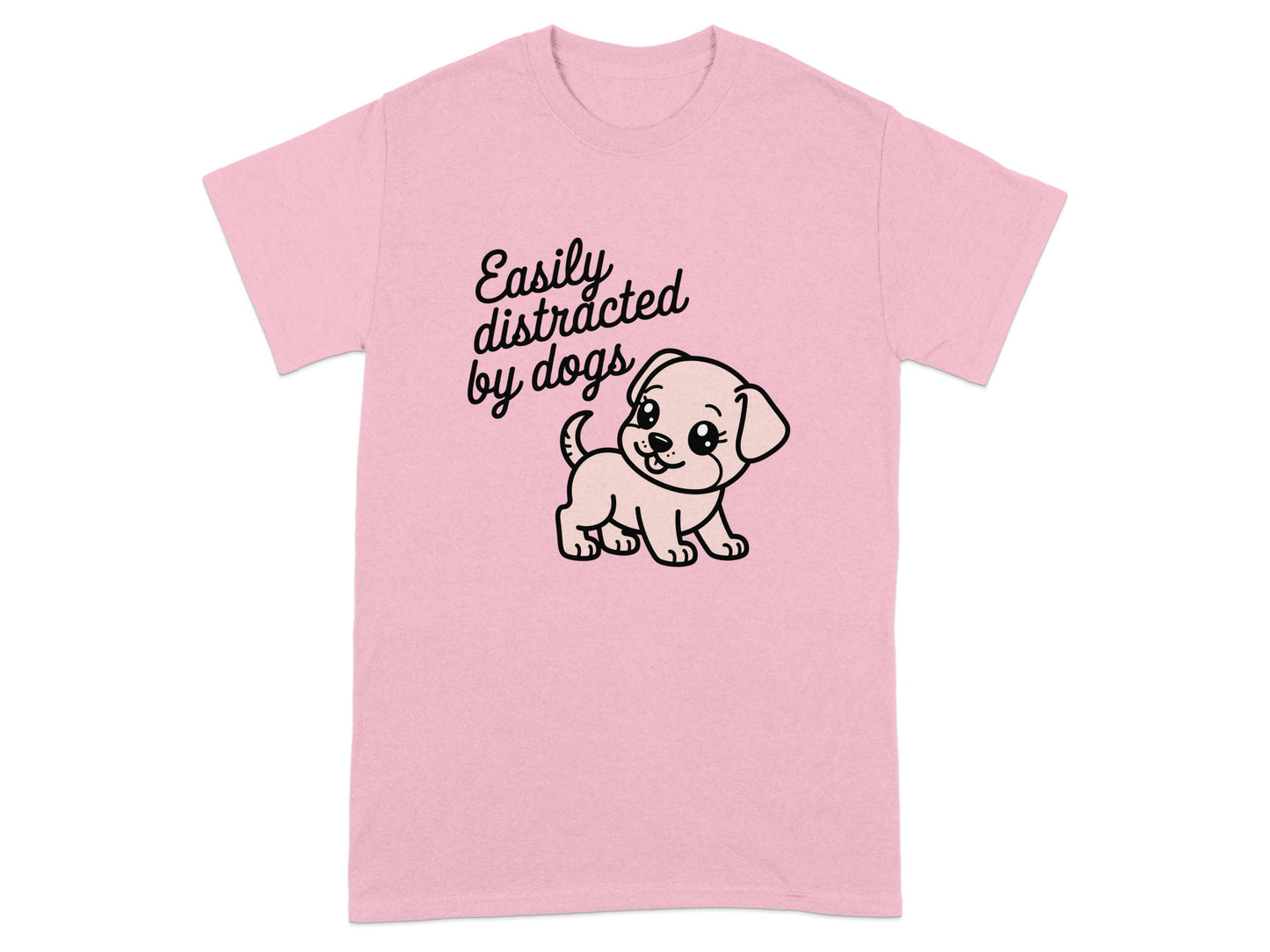 Easily Distracted By Dogs Graphic T-Shirt product type