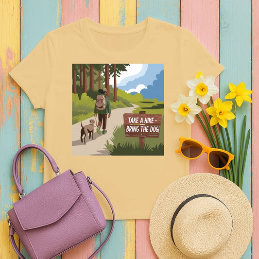 Take A Hike Bring The Dog Graphic T-Shirt product