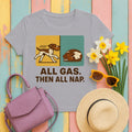 GWP All Gas Then All Nap Tee in Athletic Heather