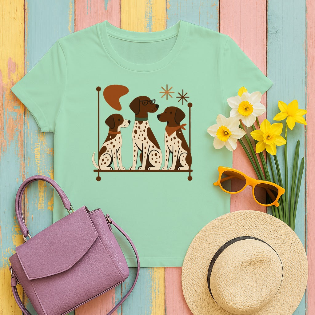 Mid-Century GSP T-Shirt in Mint Green
