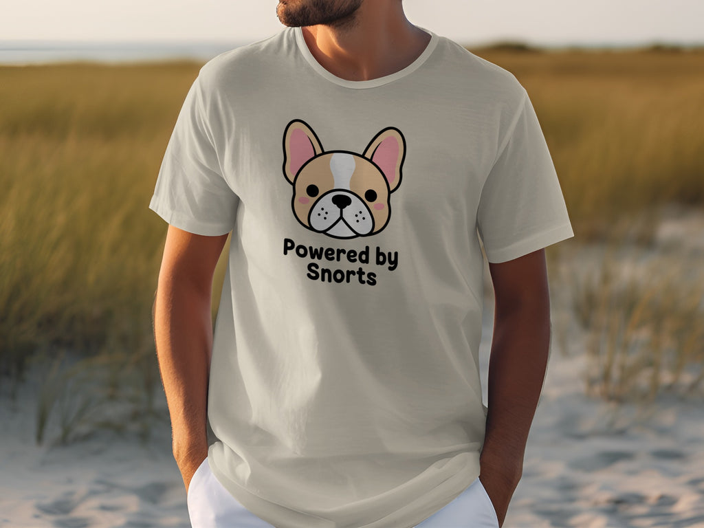 Cute Dog Graphic Powered by Snorts T-shirt Product