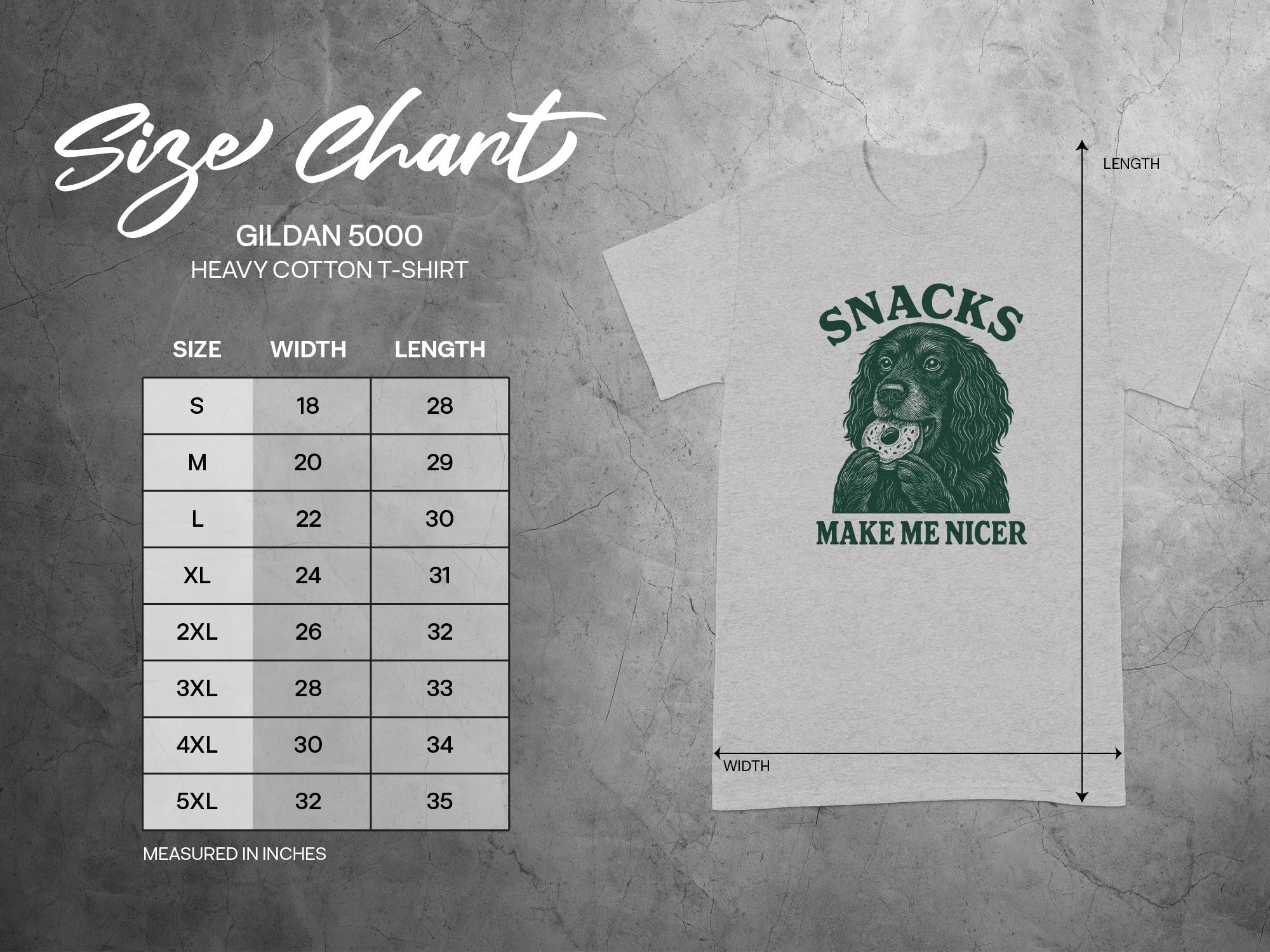 Snacks Make Me Nicer Printed T-Shirt Product