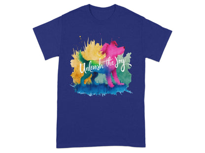 Unleash the joy colorful graphic T-shirt product