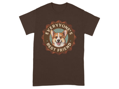 Everyone's Best Friend Corgi Graphic T-Shirt product