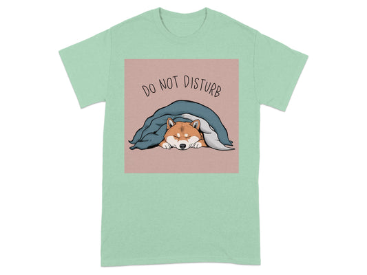 Do Not Disturb Sleeping Shiba Inu Graphic Tees product