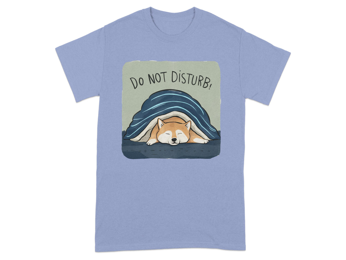 Do Not Disturb Sleeping Dog Print T-Shirt product type