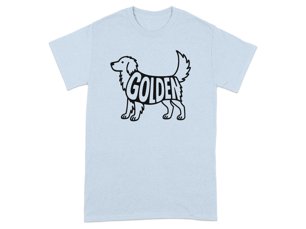 Golden Retriever Dog Graphic Design T-shirt