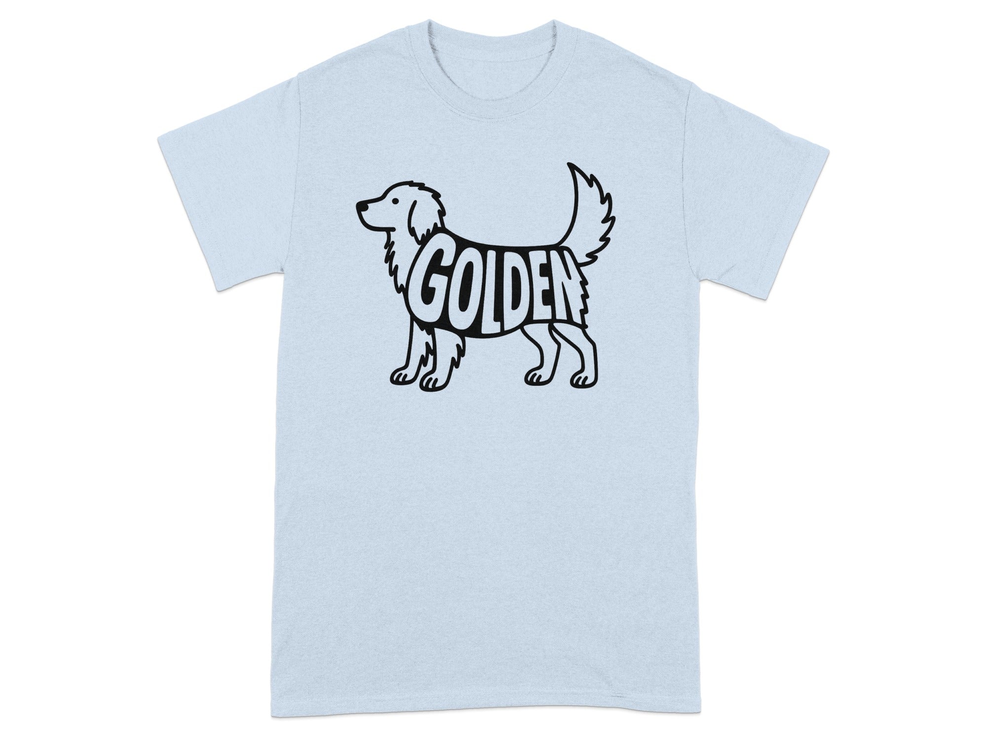 Golden Retriever Dog Graphic Design T-shirt