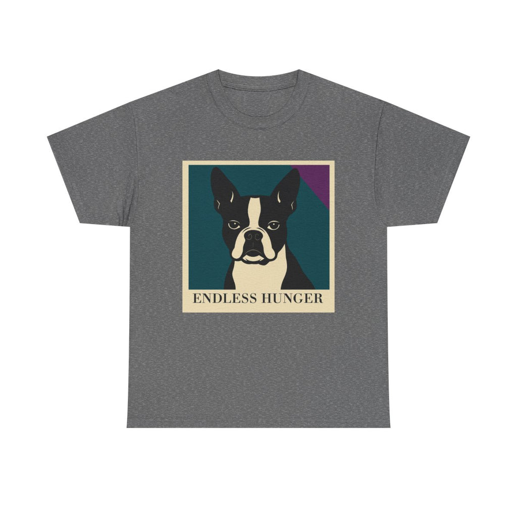 Endless Hunger Boston Terrier Pop Art t-shirt, Tweed