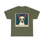 Endless Hunger Chihuahua Art t-shirt, Military Green