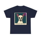 Endless Hunger Chihuahua Art t-shirt, Navy