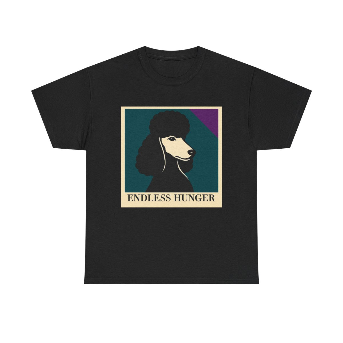 Endless Hunger Poodle Graphic t-shirt, Black