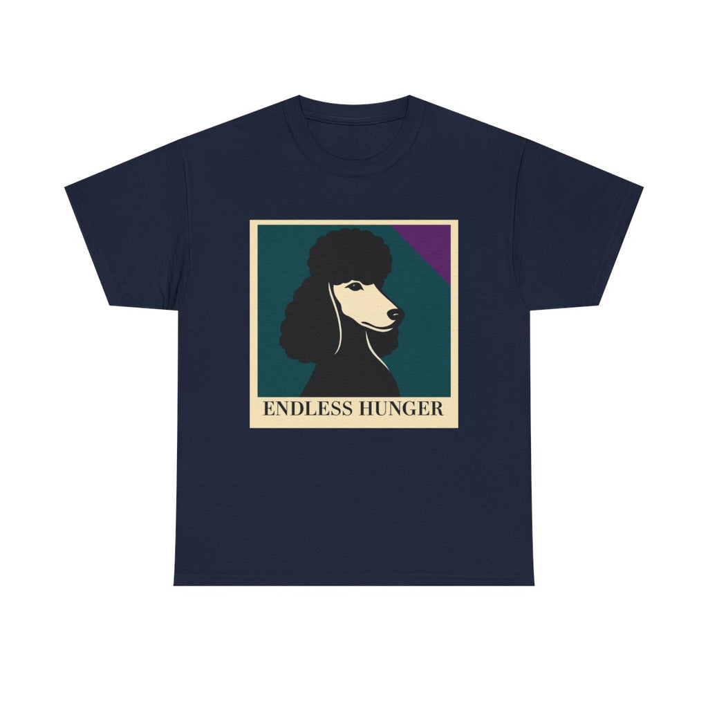 Endless Hunger Poodle Graphic t-shirt, Navy