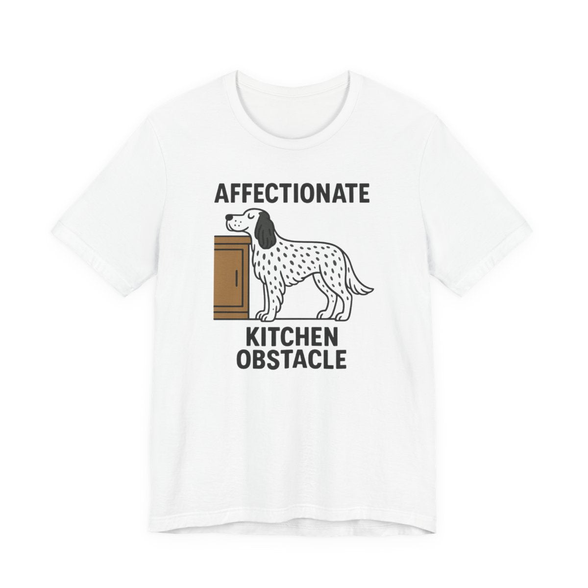 English Setter Affectionate Kitchen Obstacle Tee