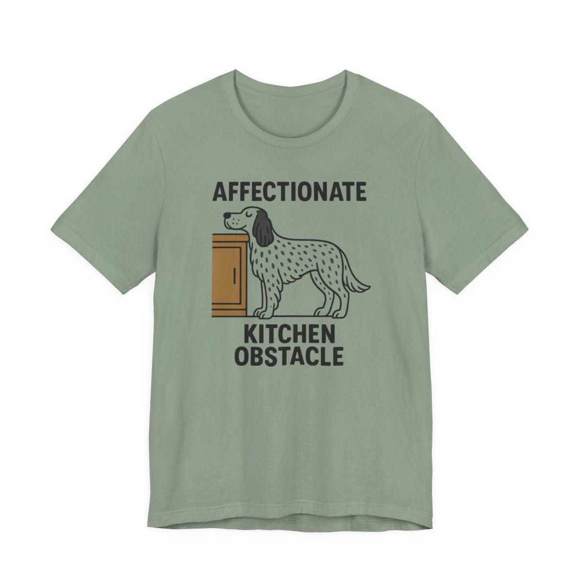 English Setter Affectionate Kitchen Obstacle Tee