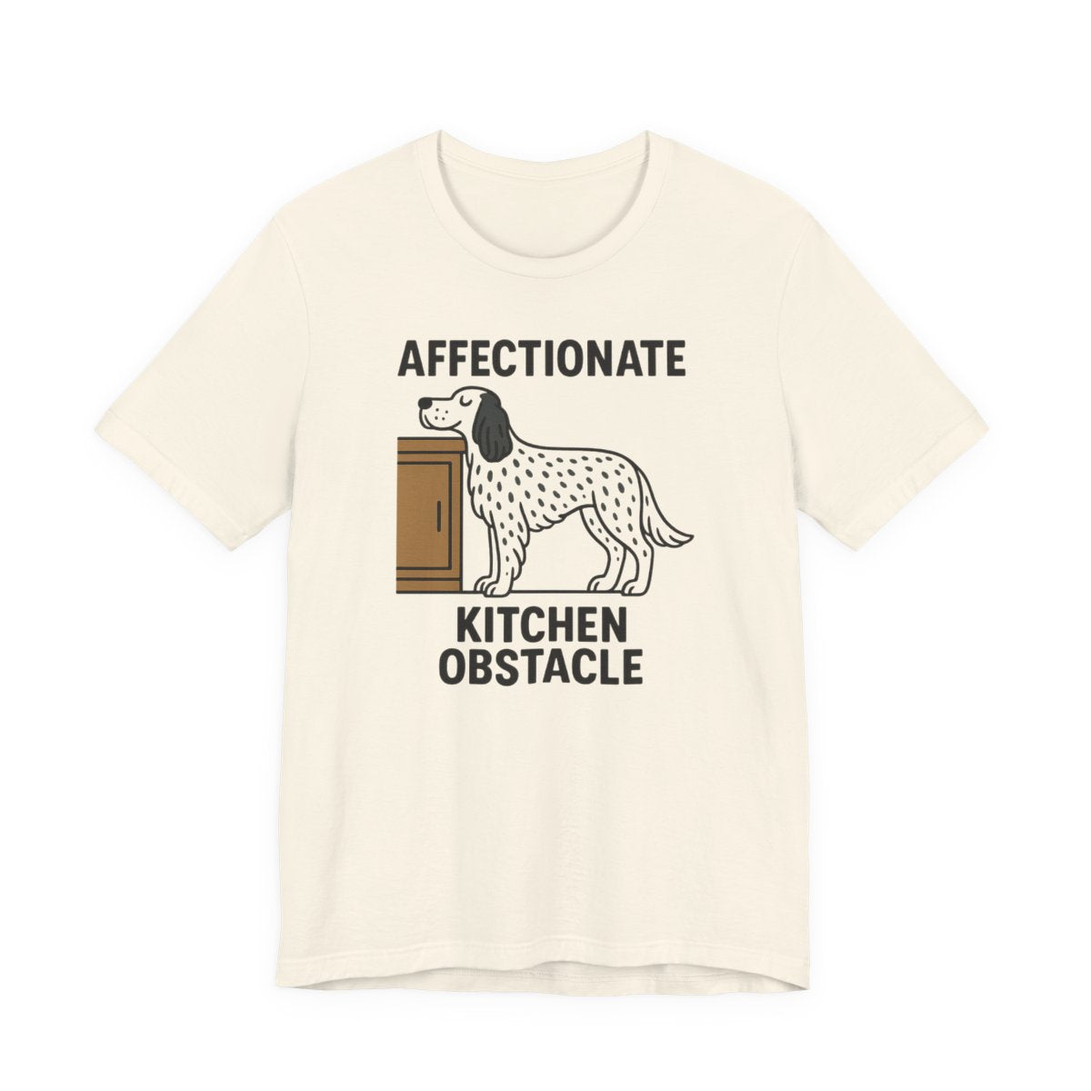 English Setter Affectionate Kitchen Obstacle Tee