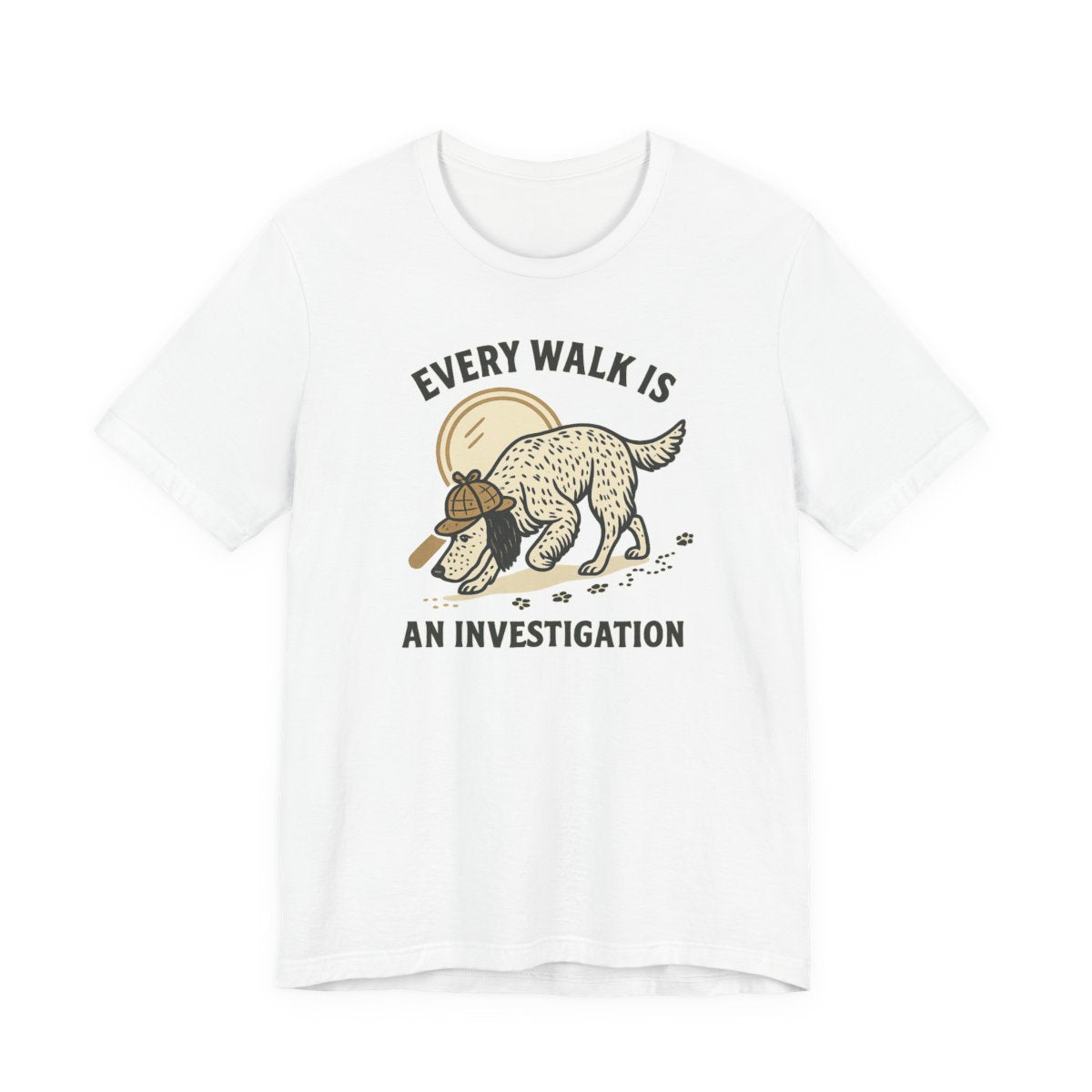 English Setter Every Walk Is an Investigation Tee