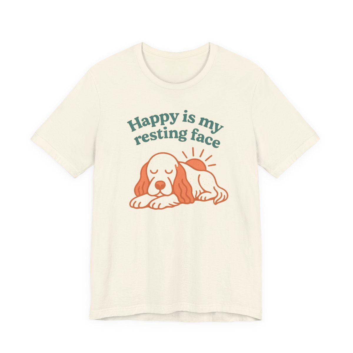 English Setter Happy Is My Resting Face Tee