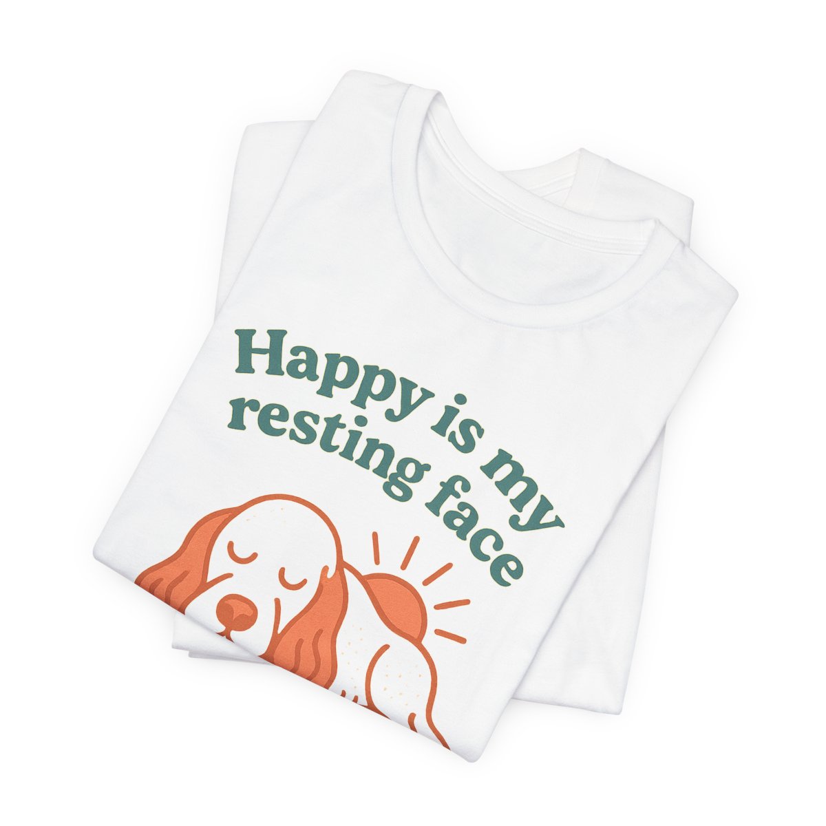 English Setter Happy Is My Resting Face Tee