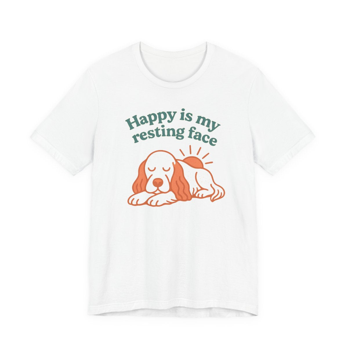 English Setter Happy Is My Resting Face Tee