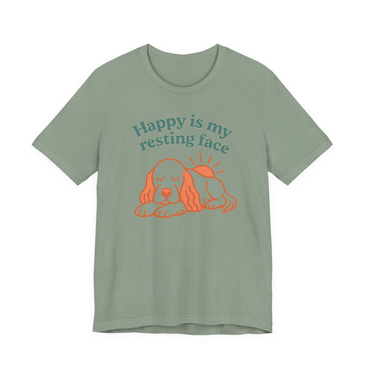 English Setter Happy Is My Resting Face Tee