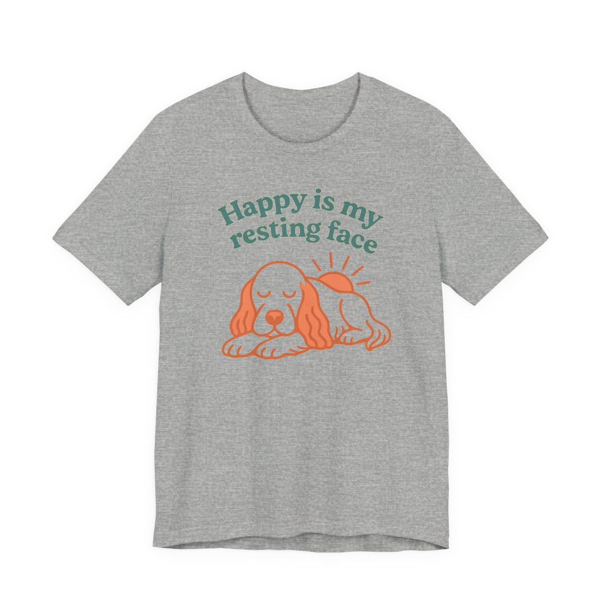 English Setter Happy Is My Resting Face Tee