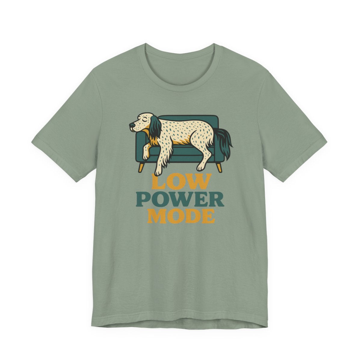English Setter Low Power Mode Tee