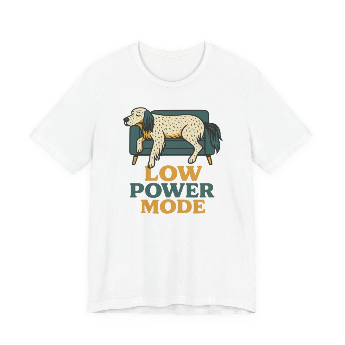 English Setter Low Power Mode Tee