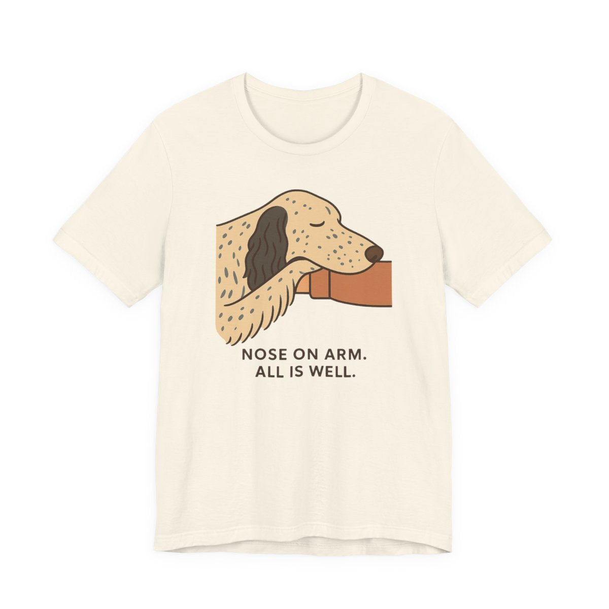 English Setter Nose on Arm Tee