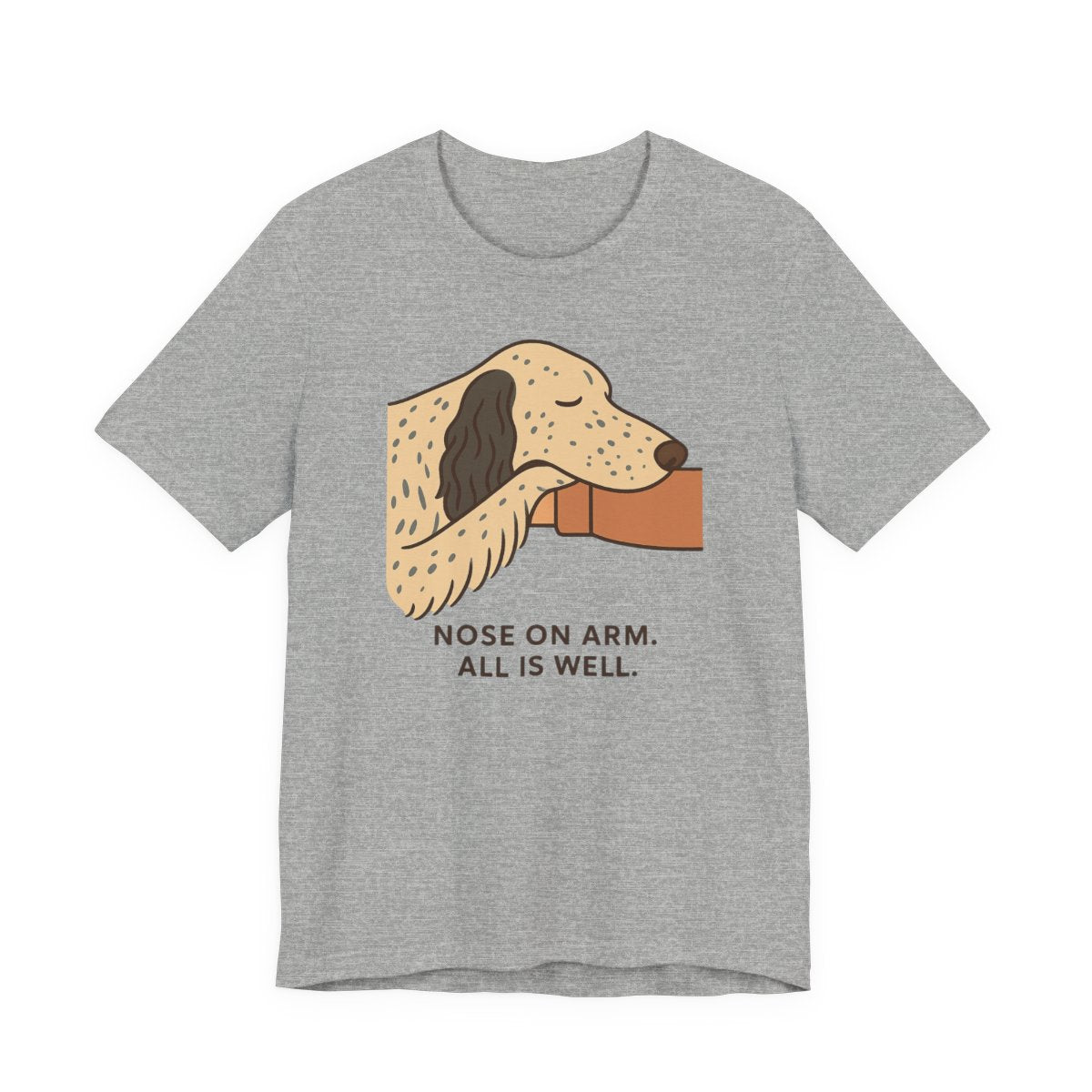 English Setter Nose on Arm Tee