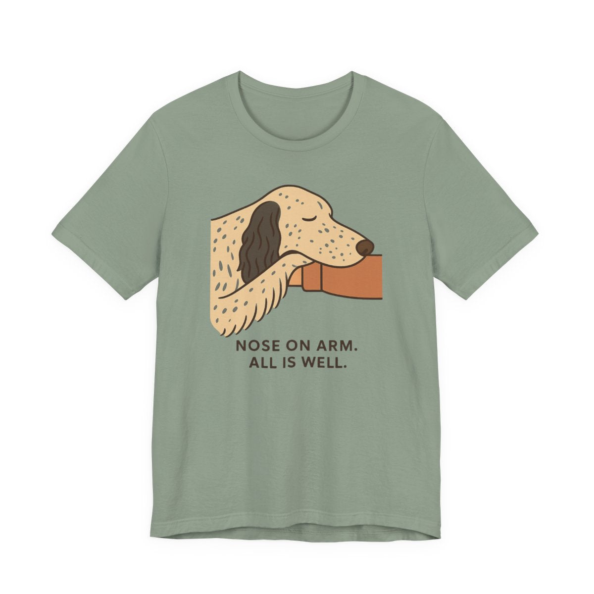 English Setter Nose on Arm Tee