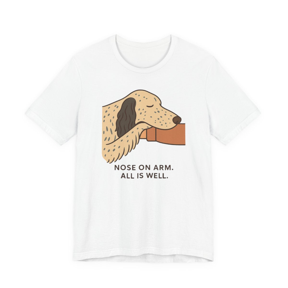 English Setter Nose on Arm Tee