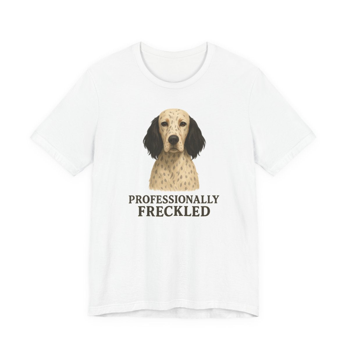 English Setter Professionally Freckled Tee
