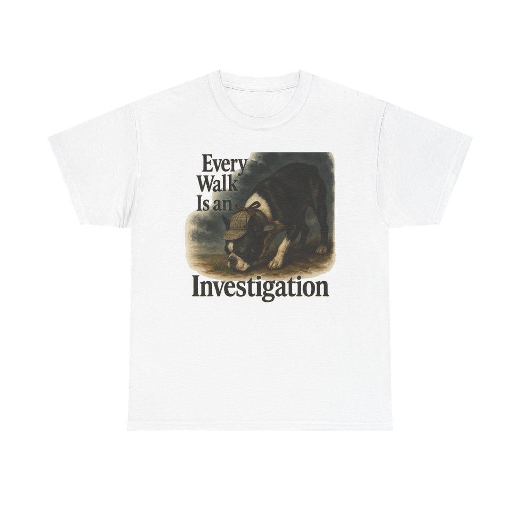 Every Walk Boston Terrier t-shirt, White