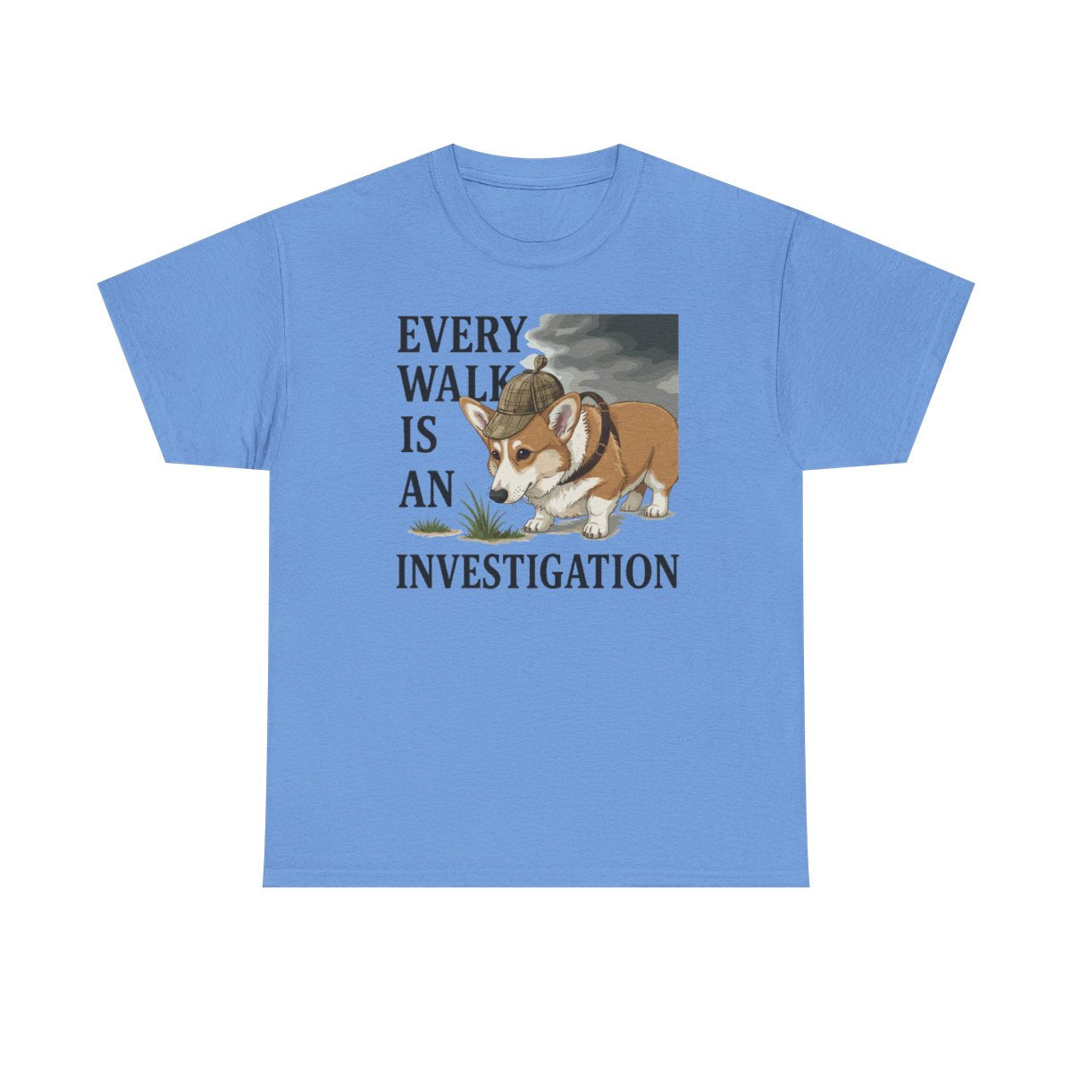 Every Walk Corgi Dog Detective T-Shirt