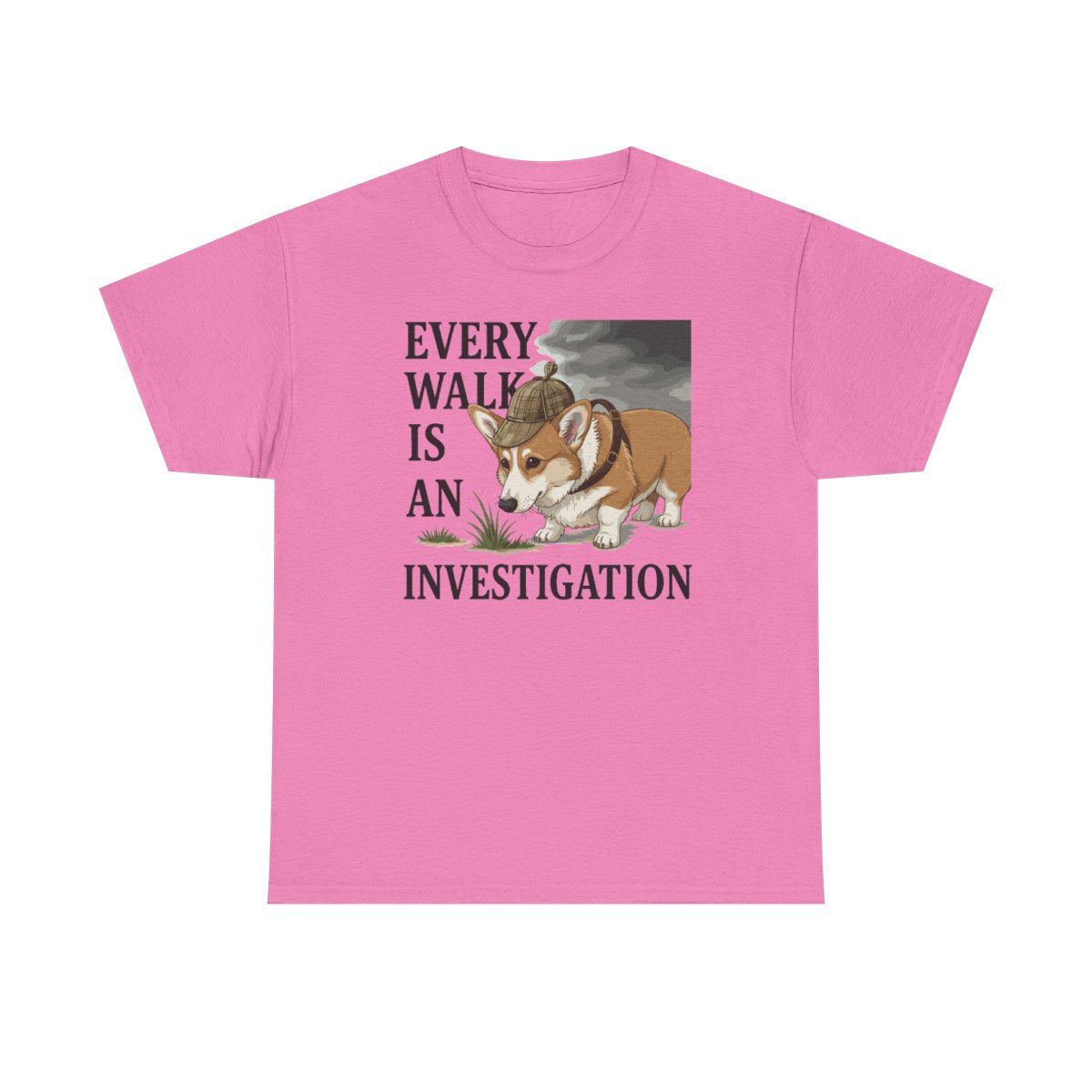 Every Walk Corgi Dog Detective T-Shirt