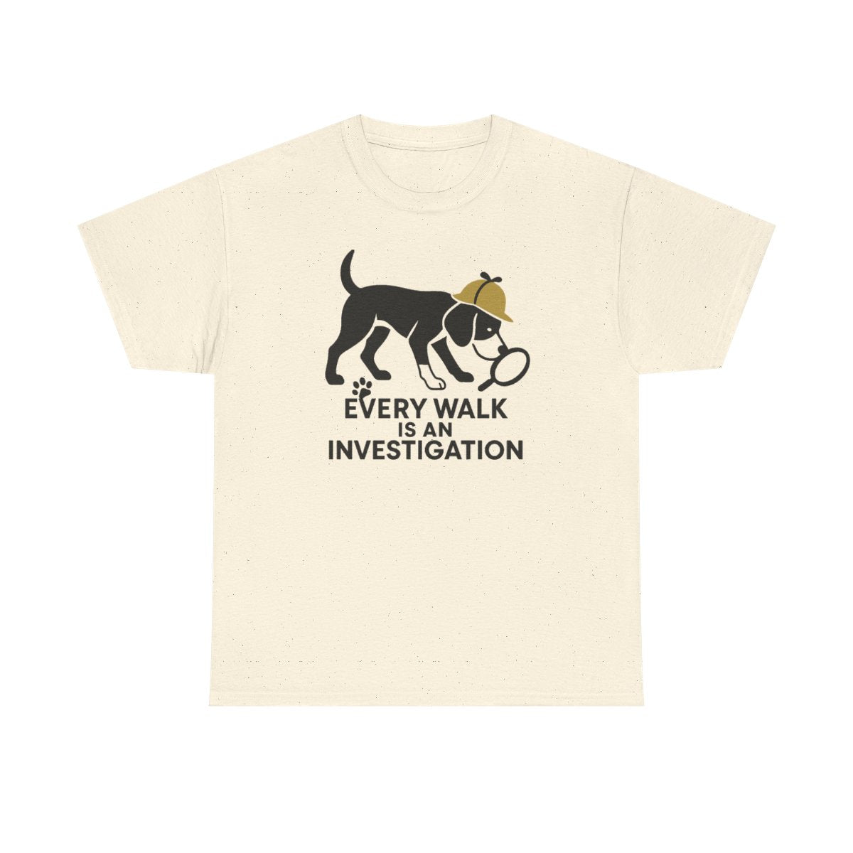 Every Walk Is An Investigation Beagle Artwork T-Shirt