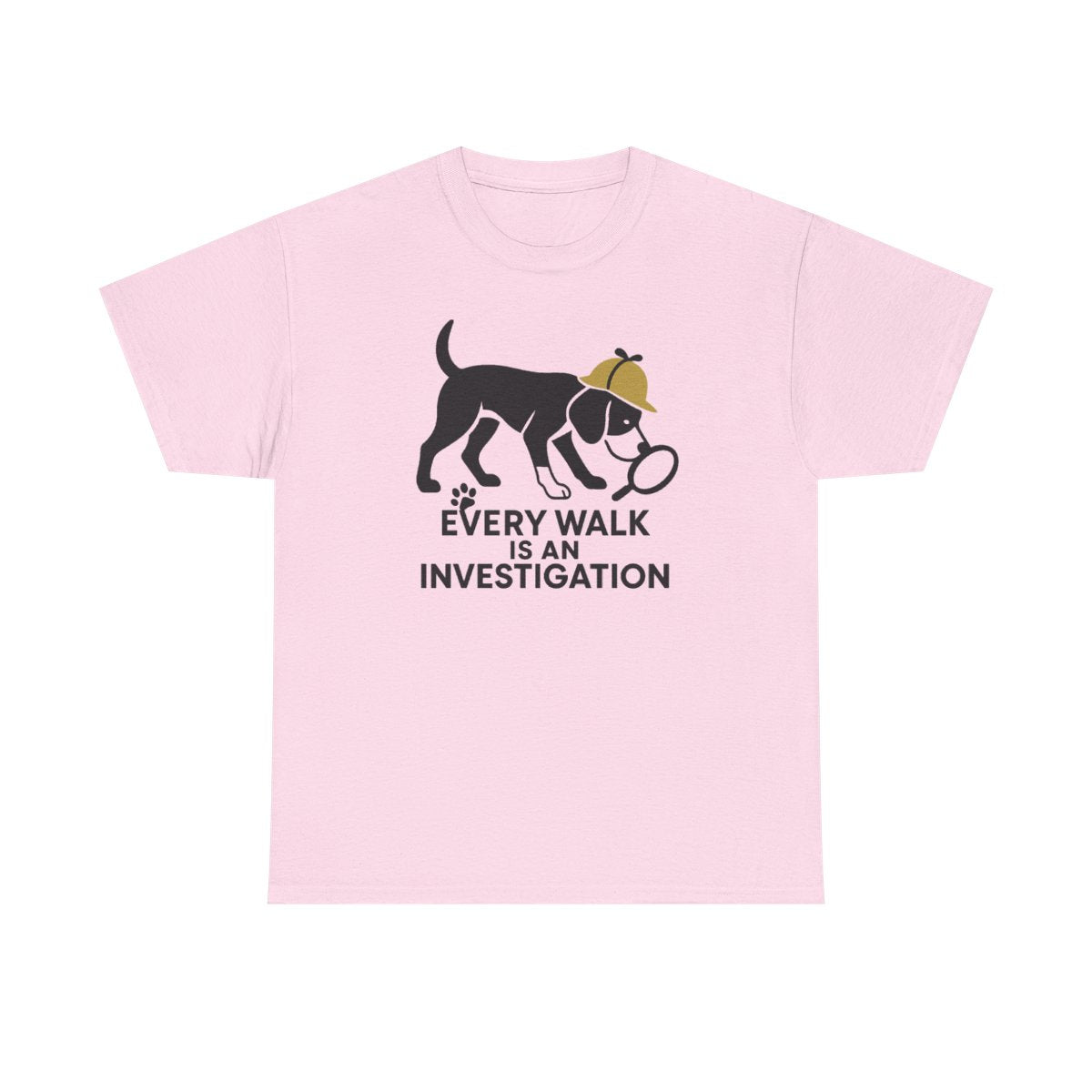 Every Walk Is An Investigation Beagle Artwork T-Shirt
