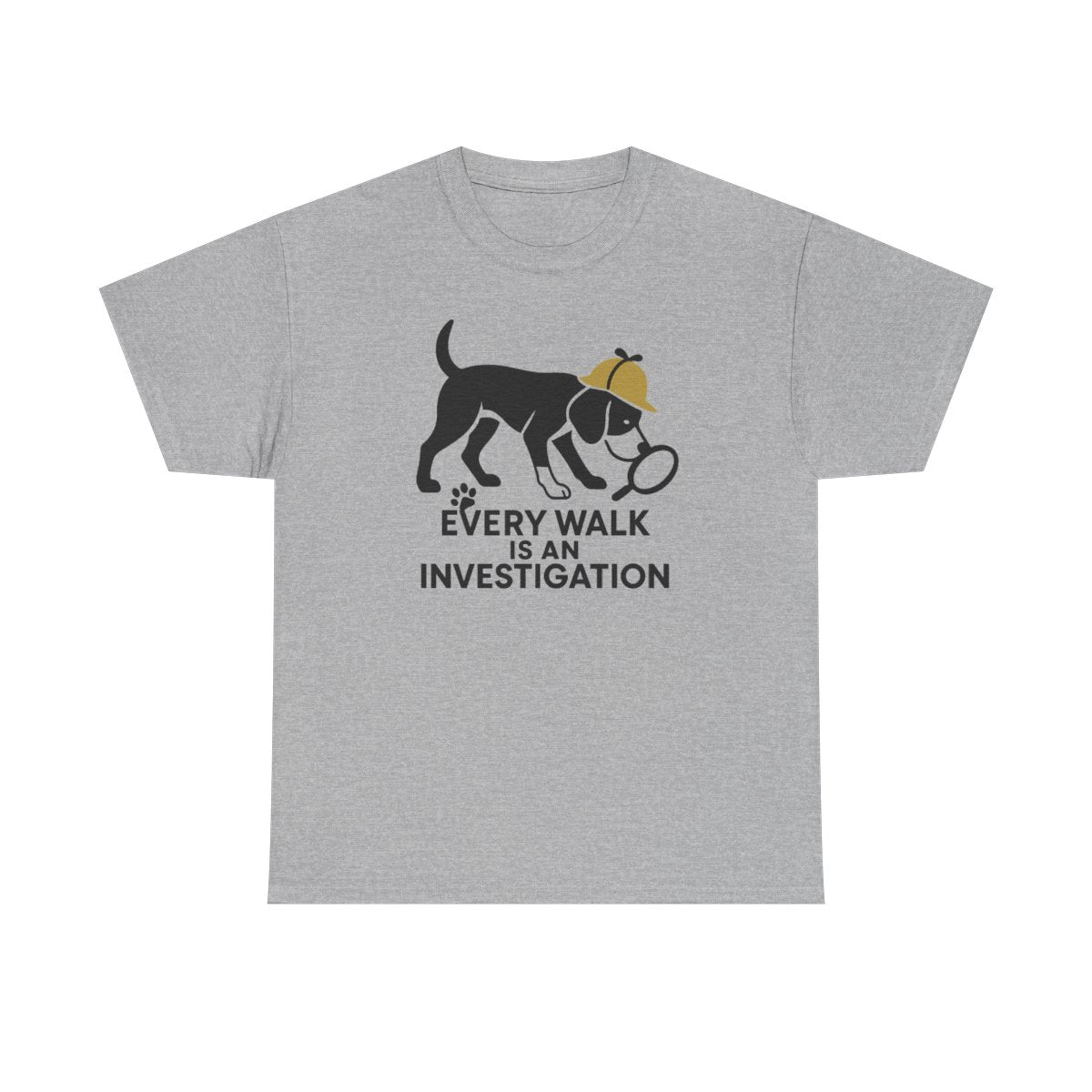 Every Walk Is An Investigation Beagle Artwork T-Shirt