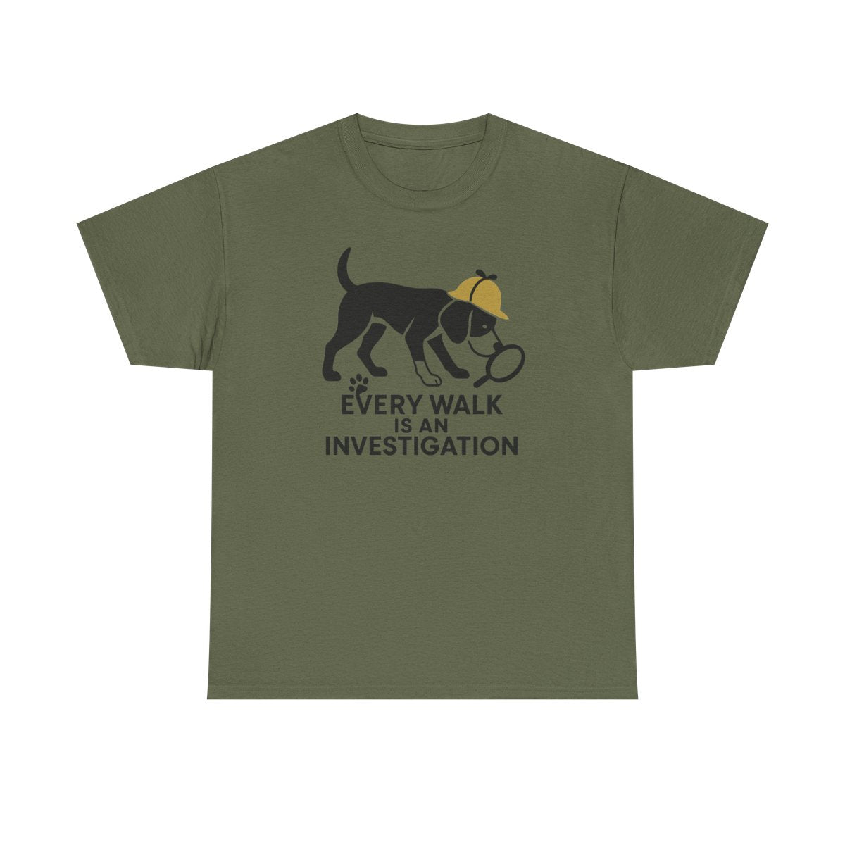 Every Walk Is An Investigation Beagle Artwork T-Shirt