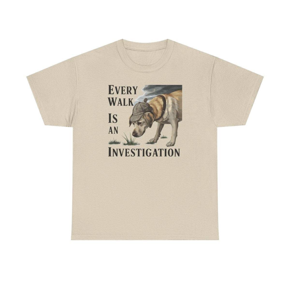 Every Walk Is an Investigation Yellow Labrador T-Shirts