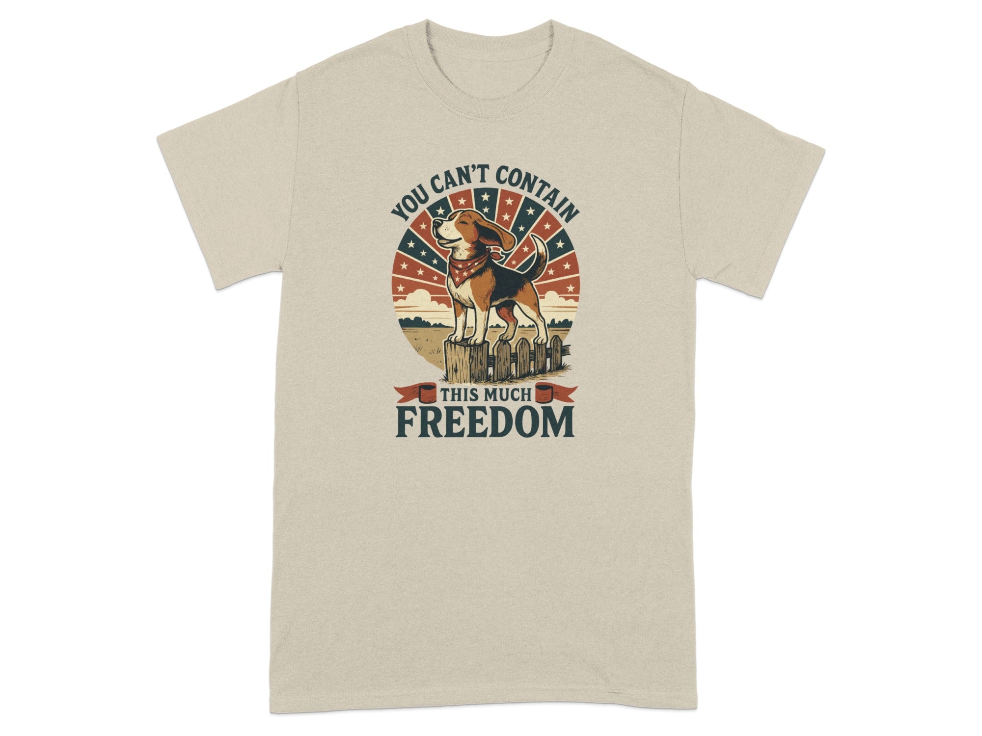 You Can't Contain This Much Freedom Graphic T-shirt