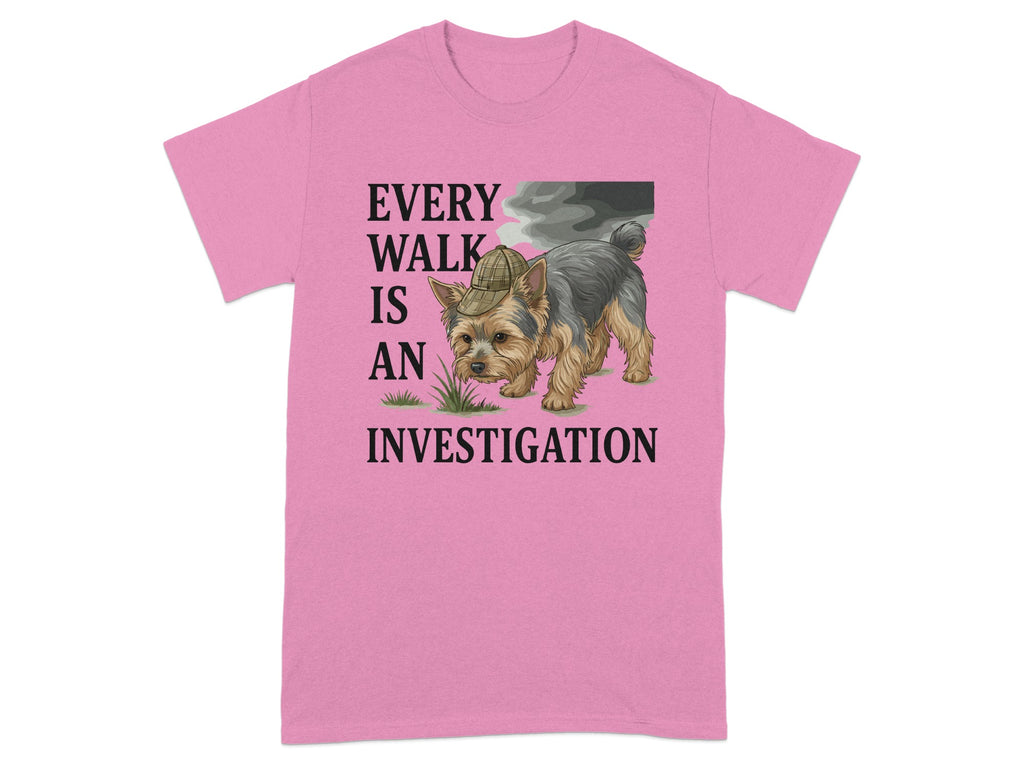 Every Walk Is An Investigation Graphic T-shirt