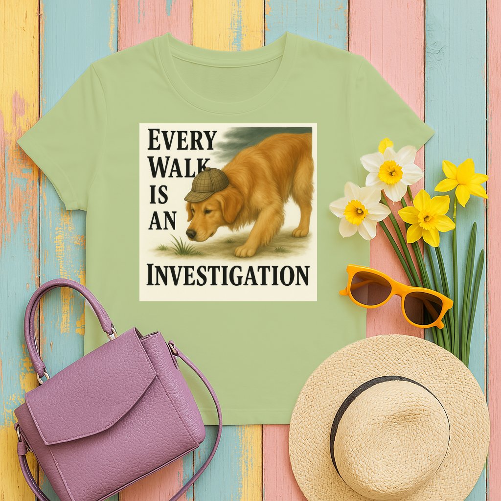 Every Walk is an Investigation Graphic T-Shirt product